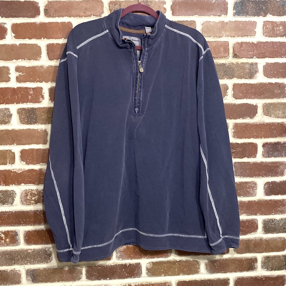 Tommy Bahama blue pullover shirt XXL
